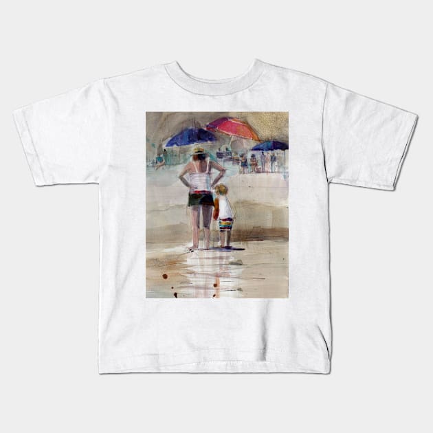 Mytle Beach, Grandma knows best - Seascape - Perfect for your shore house. Kids T-Shirt by dfrdesign